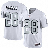 Nike Men & Women & Youth Raiders 28 Latavius Murray White Color Rush Limited Jersey,baseball caps,new era cap wholesale,wholesale hats